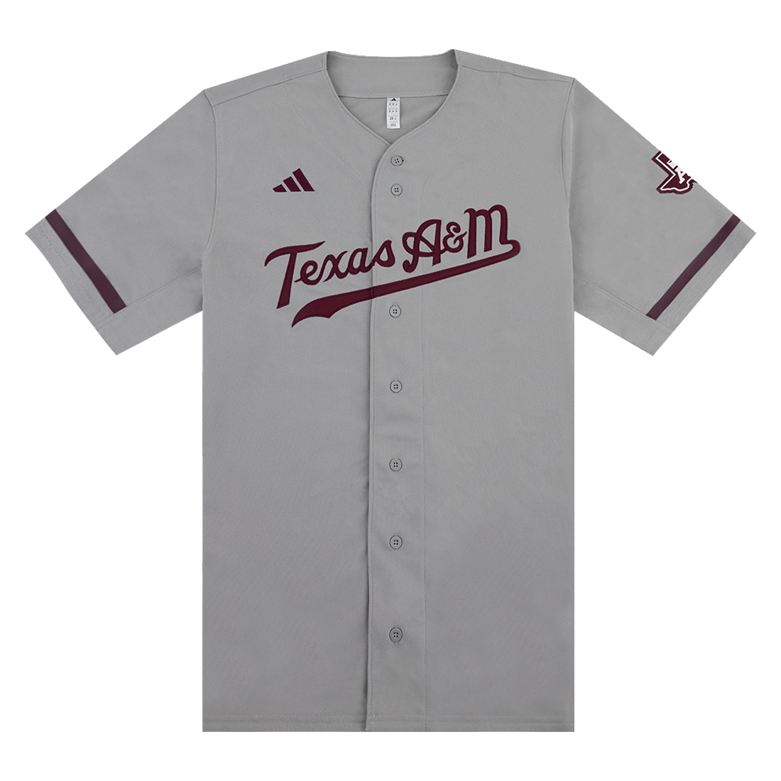 Gray Script Texas A&M Baseball Jerseys