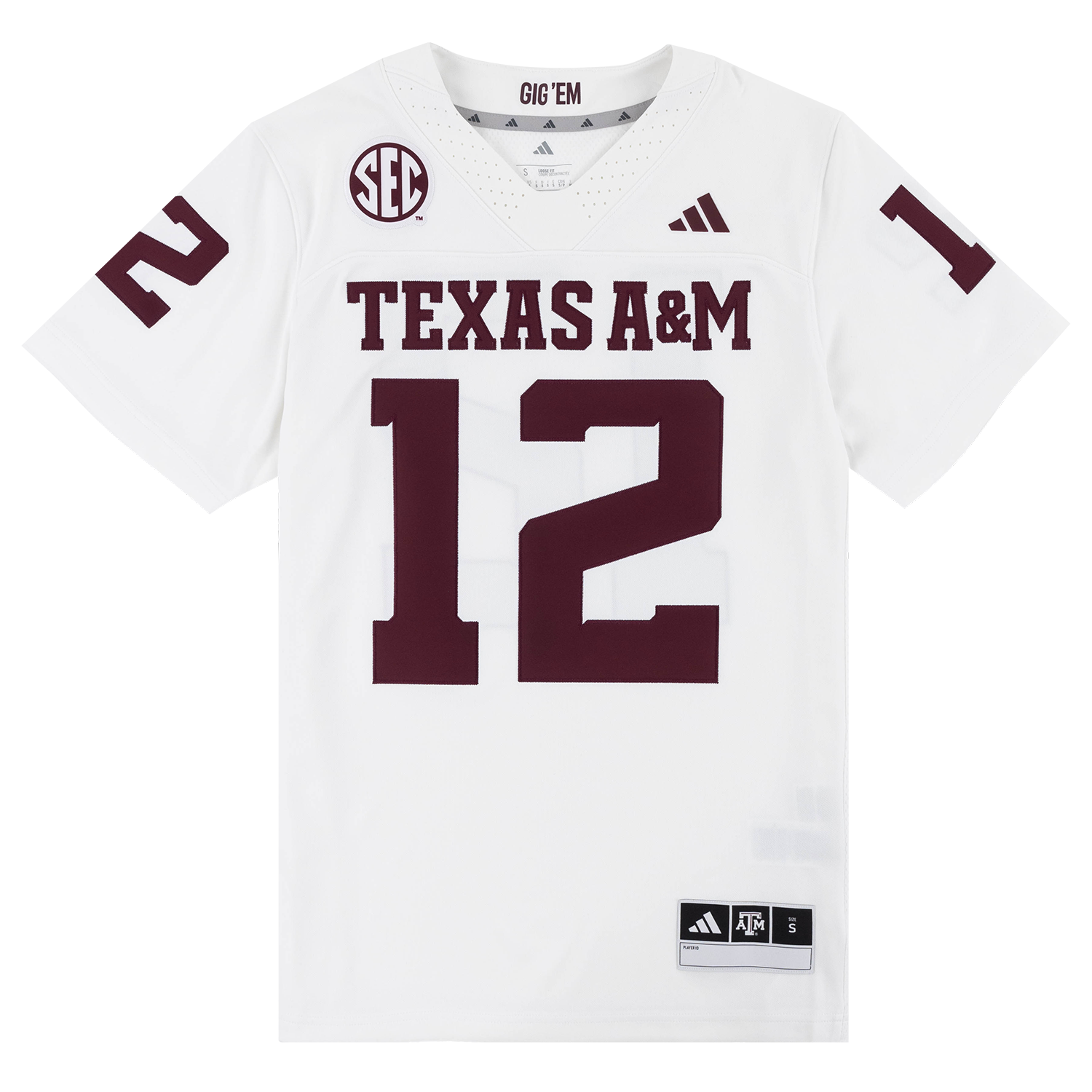Texas A&M Away Football Jersey