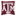 Maroon pillow with white, beveled ATM logo on the front
