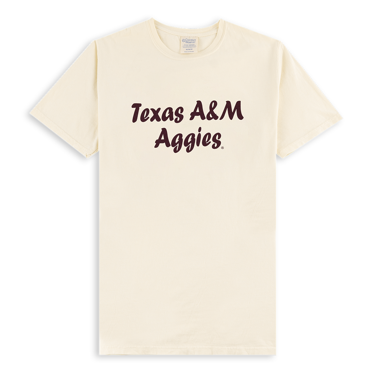 Texas A&M Aggies Cassette Tapes T-Shirt in Beige