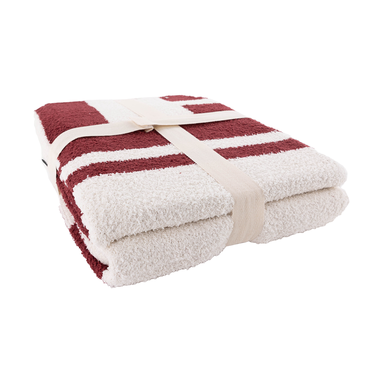 Maroon and white throw with "Texas A&M Aggies" in maroon.