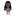 Plush doll wearing a maroon Texas A&M long-sleeve top with 'ATM' logo, gray skirt, gray socks, red and white sneakers, and long black yarn hair.