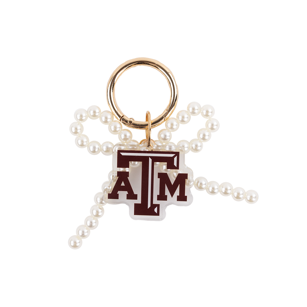 Texas A&M Beaded Blondes Bag & Boot Charm