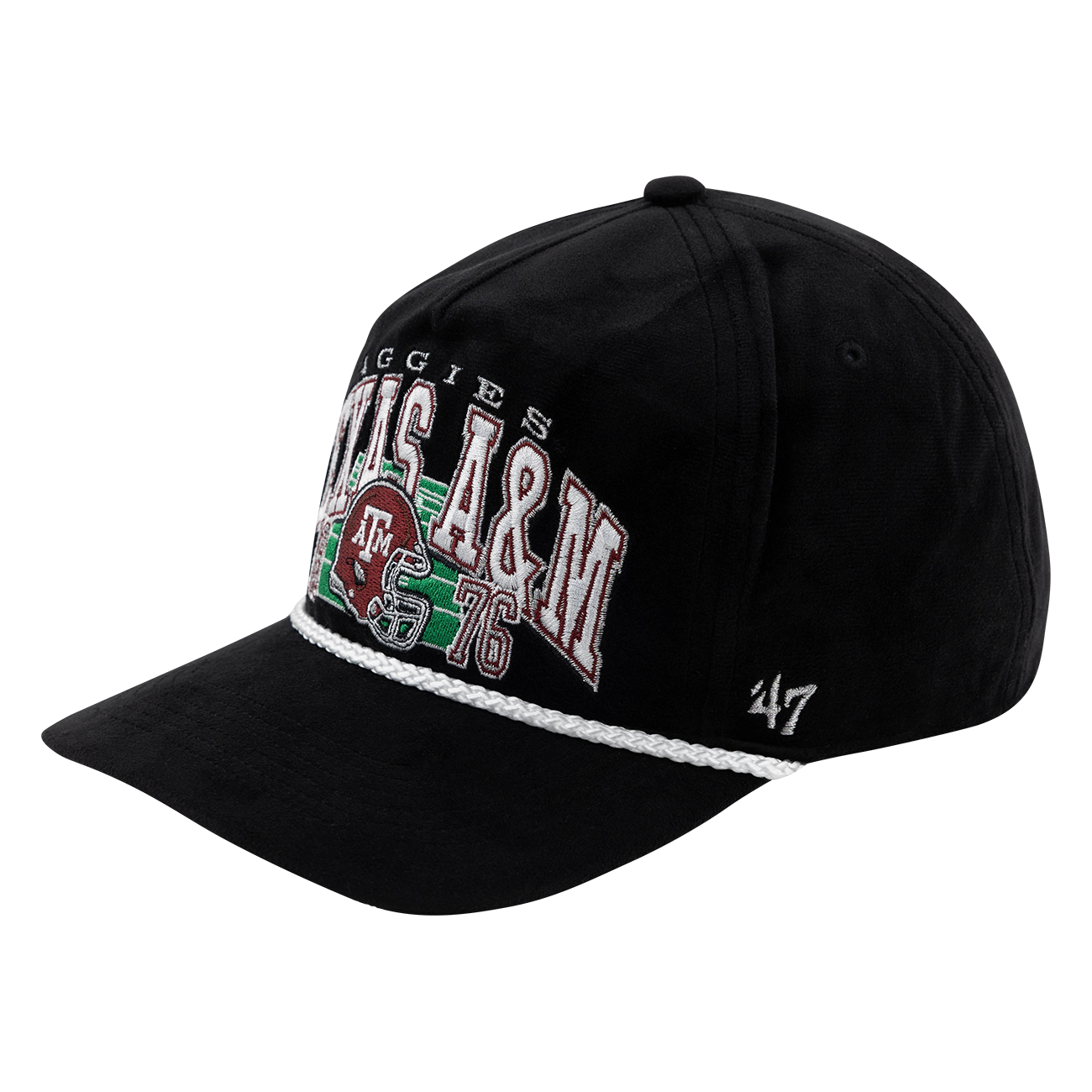 Black Football Rope Hat
