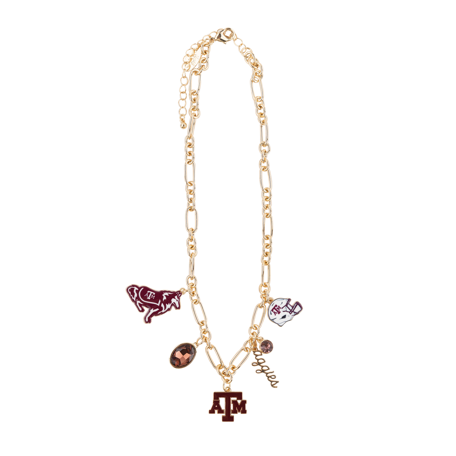 Texas A&M CANVAS Women's Aggies Gameday Charm Necklace