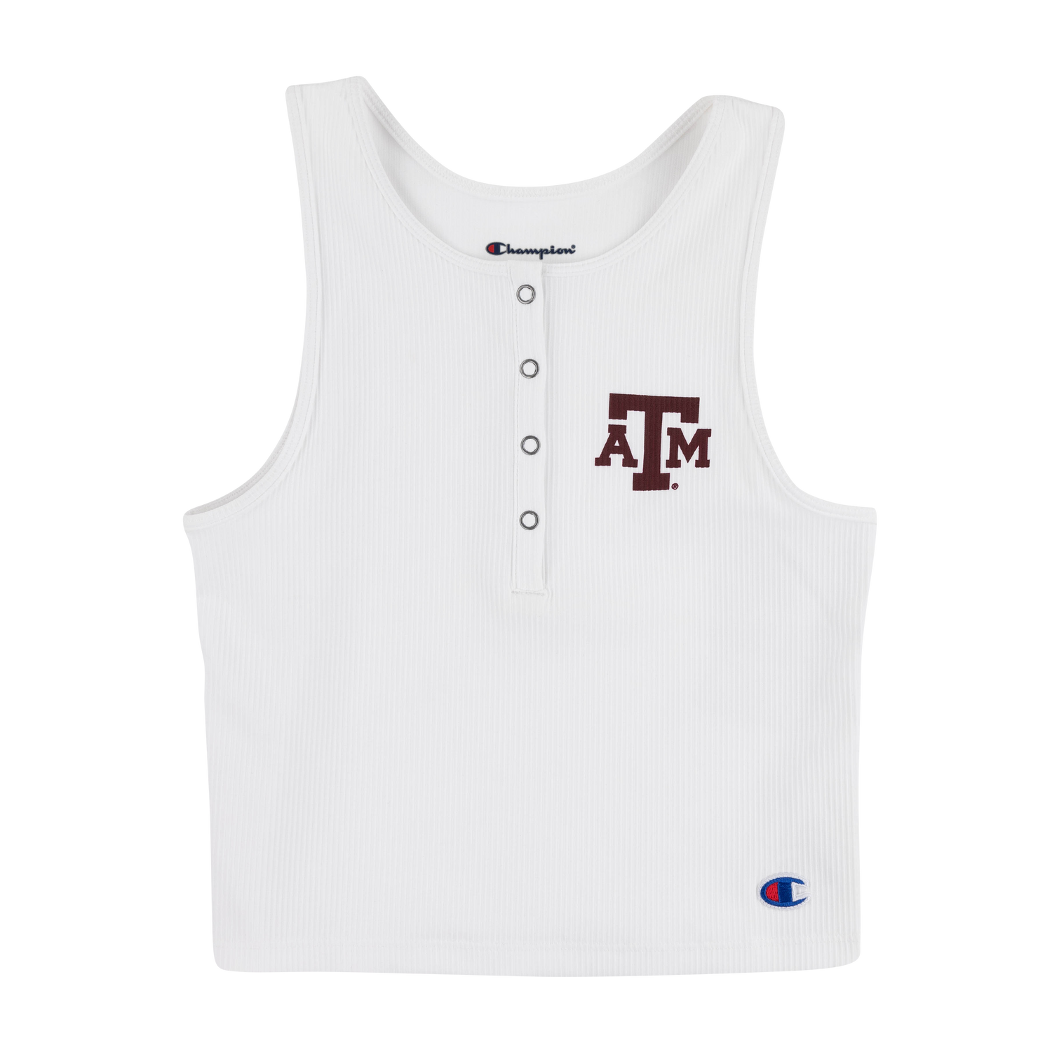 White Texas A&M Crop Top