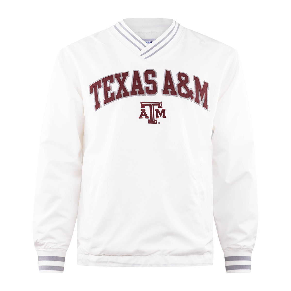 White Jacket with Maroon Lettering