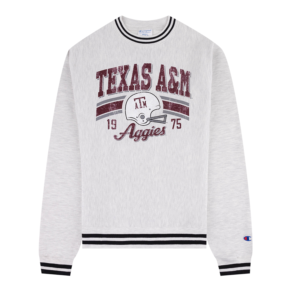 Gray Vintage Helmet Sweatshirt