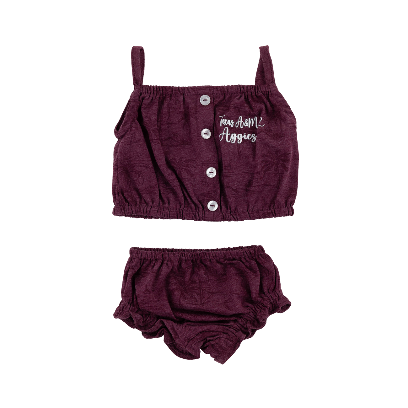 Texas A&M Colosseum Infant Tank and Bloomer Set in Maroon
