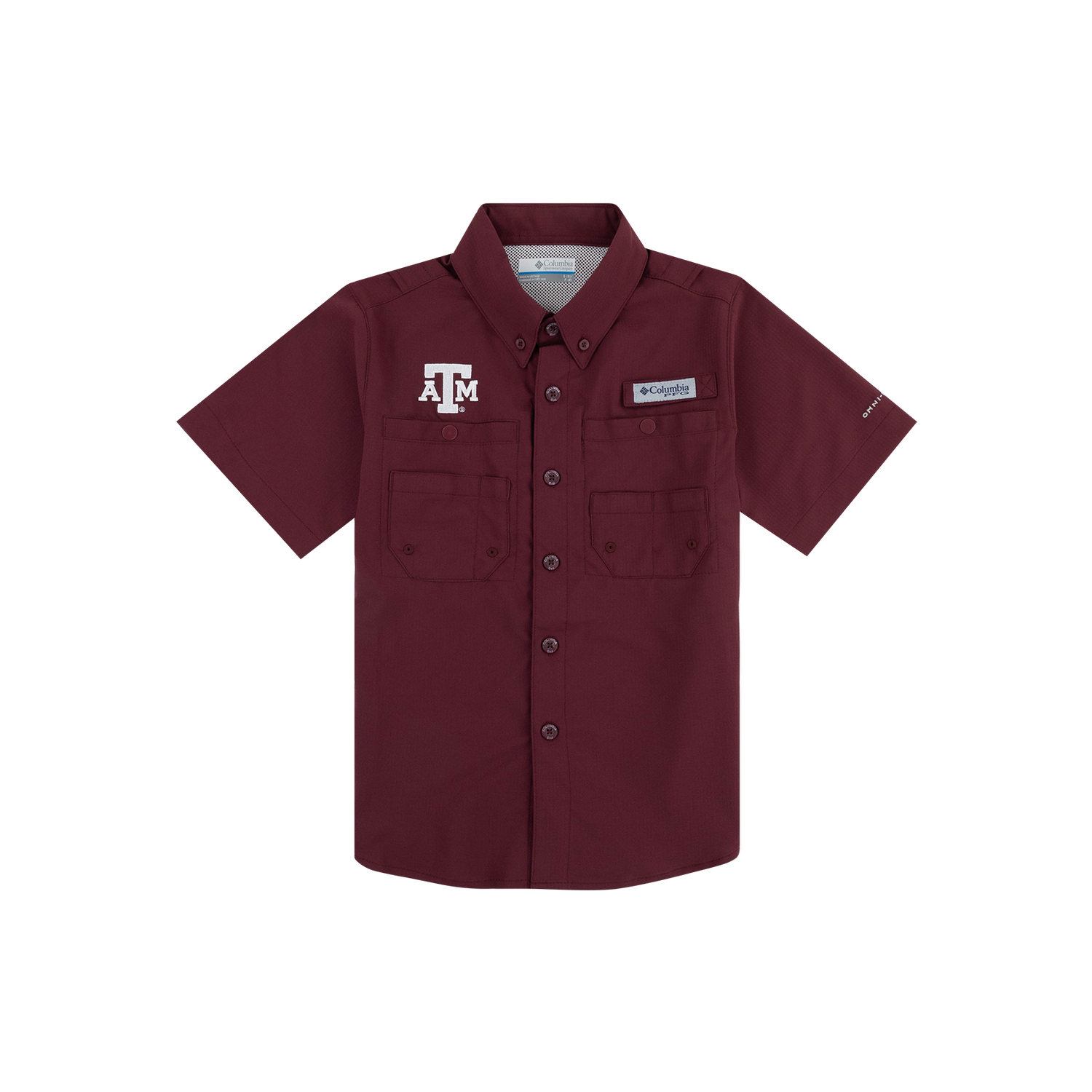 Texas A&M Columbia Sportswear Youth Maroon Tamami Short Sleeve