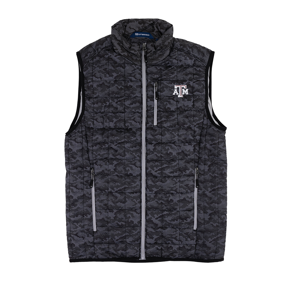 Black Camo Rain Vest
