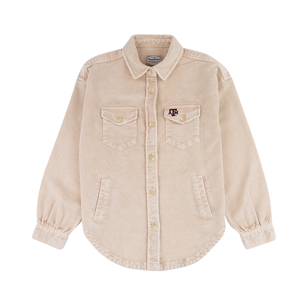 Sand Colored Shirt Jacket