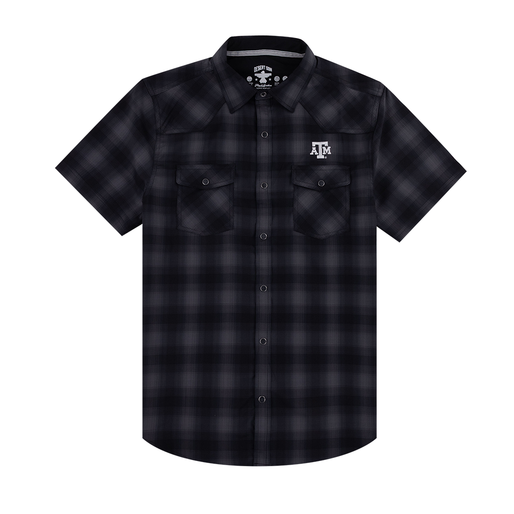 Texas A&M Flag & Anthem Western Shirt in Black