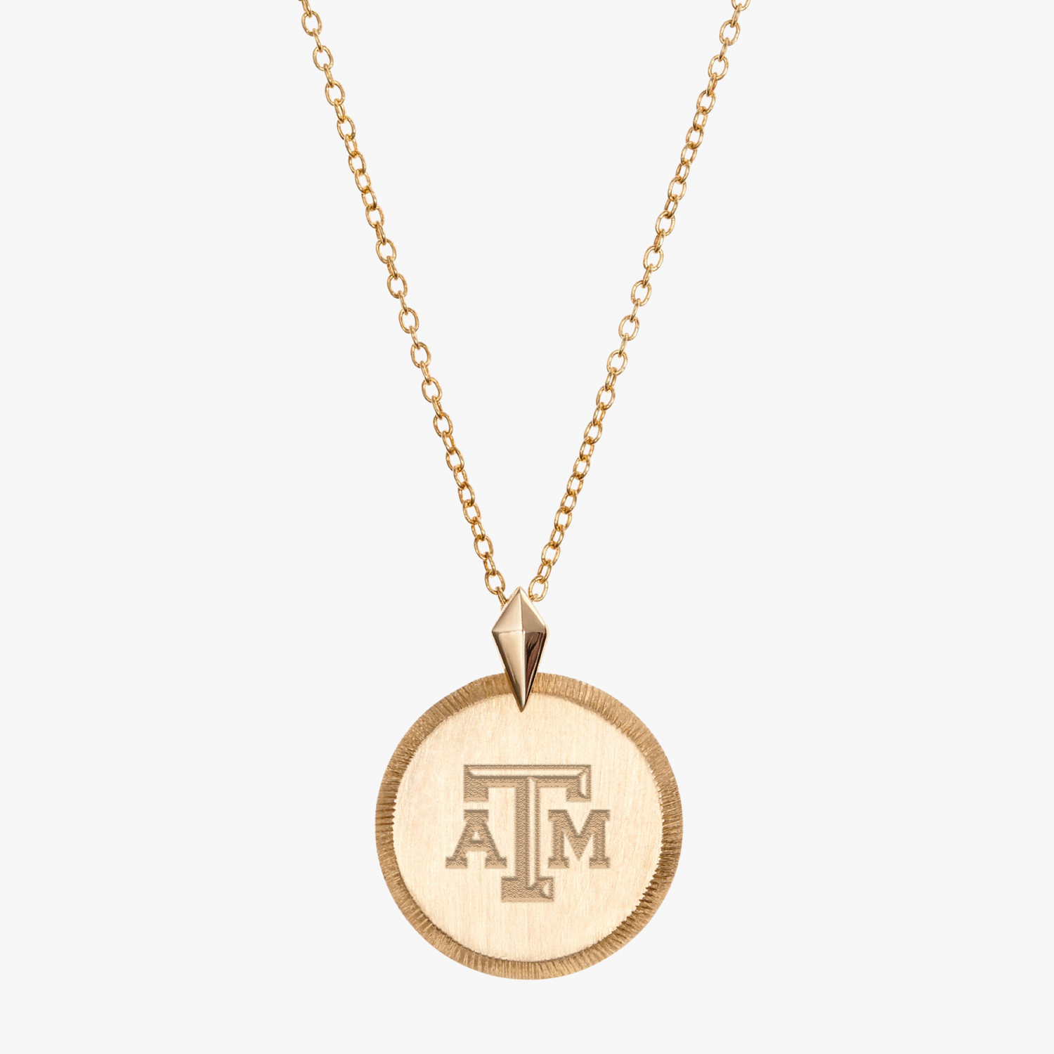 Gold ATM Pendant Necklace