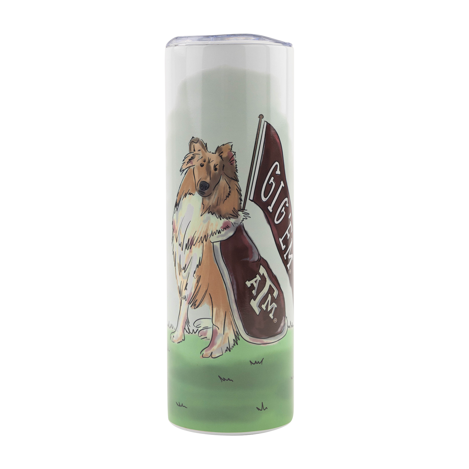 Tumbler with Reveille Design
