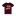 Maroon t-shirt with cartoon dog and football design.