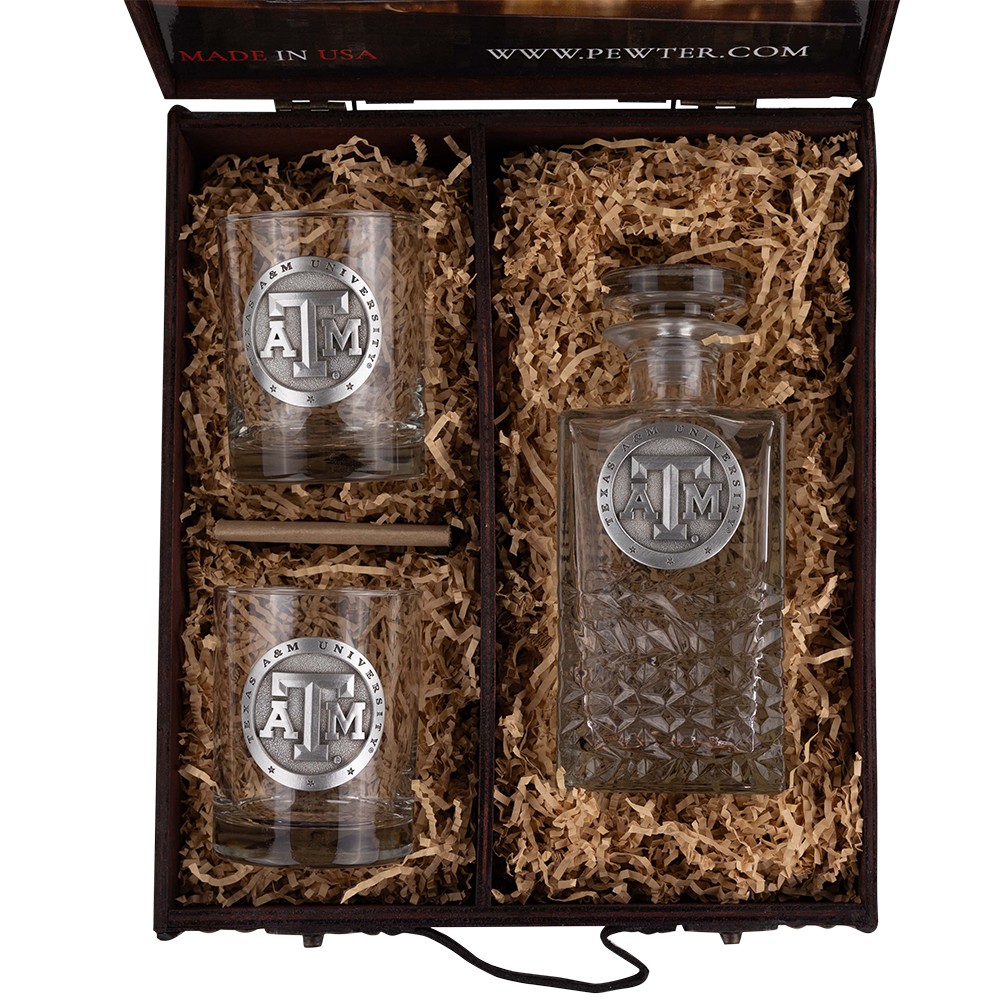 1 Glass Decanter with 2 Glasses