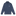Navy quarter zip with small silver ATM logo on left side of the chest.