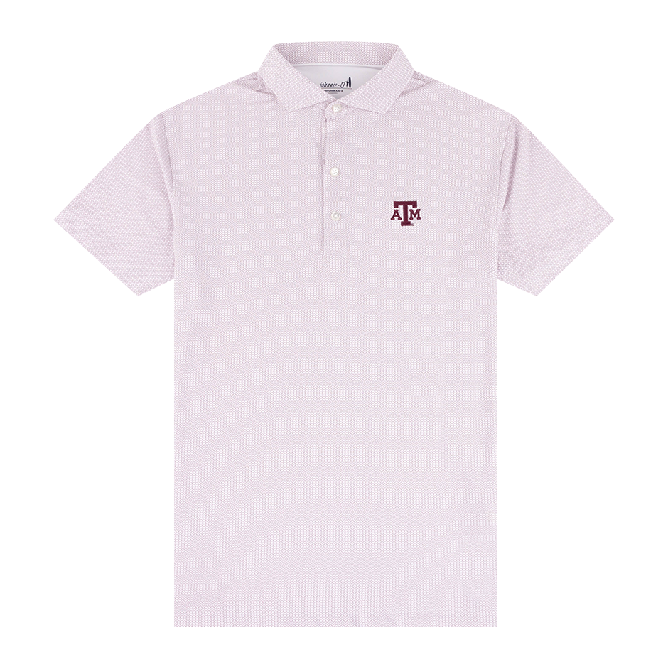 Maroon Johnnie-O Texas A&M Polo