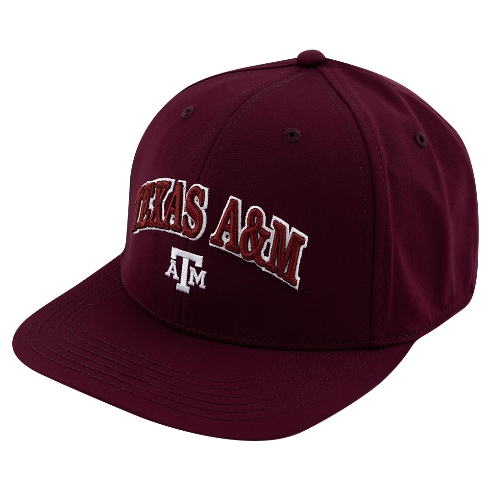 Maroon Cap with Maroon text wrapped in white