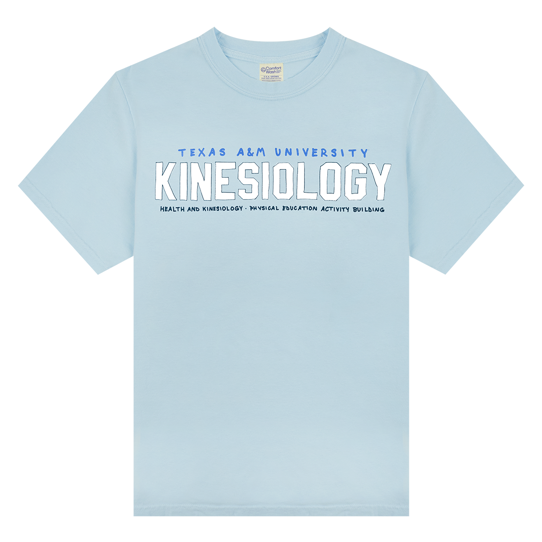 Texas A&M Kinesiology T-Shirt in Blue