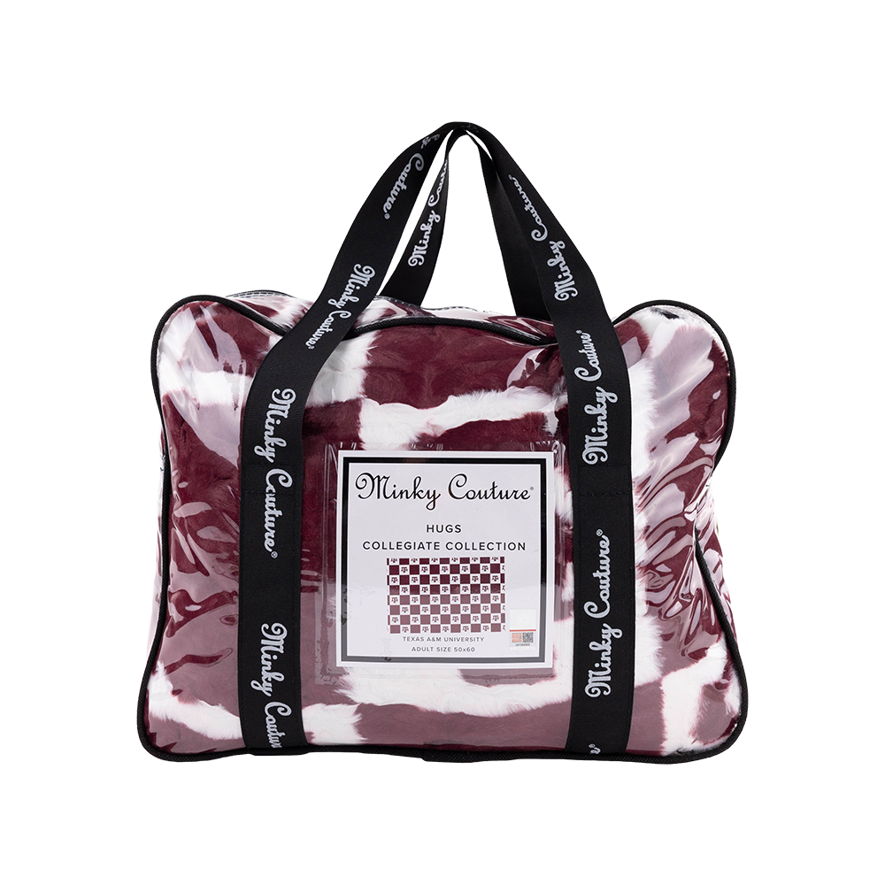 Texas A&M Minky Couture Adult Blanket