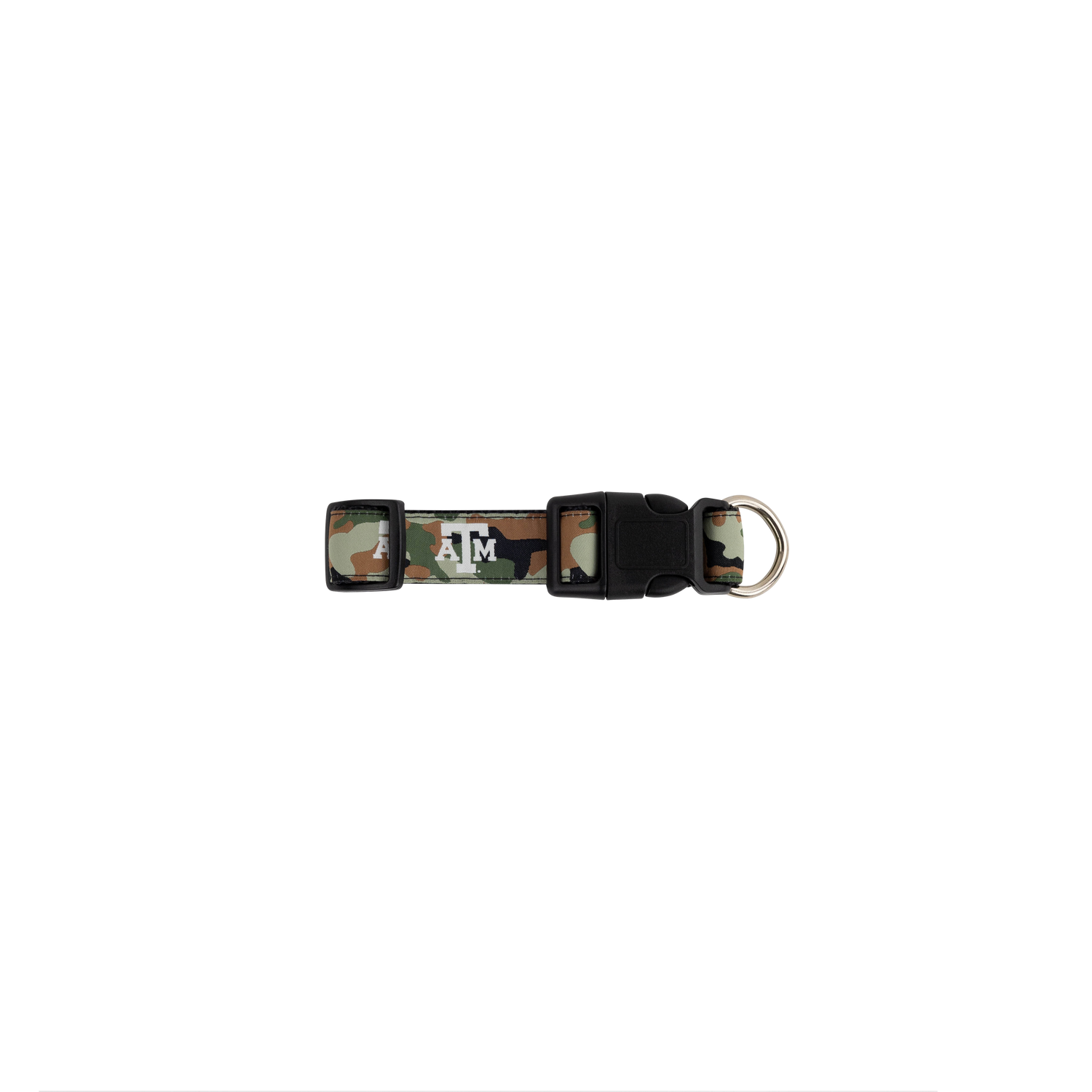 Camo Dog Collar with White ATM logo