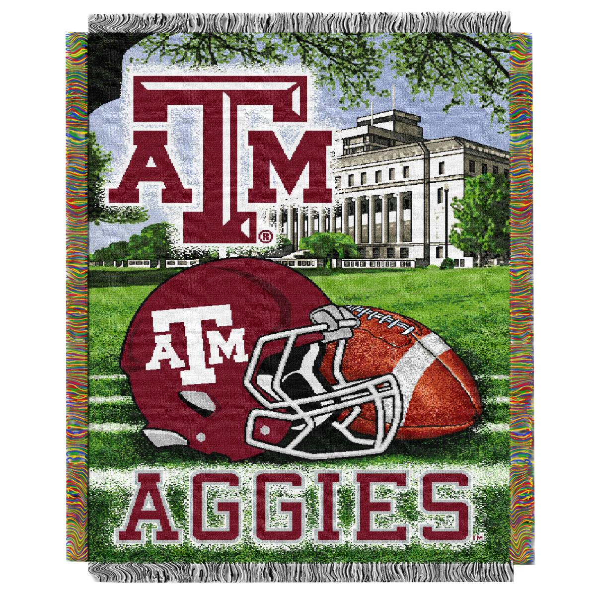 Texas A&M Home Field Advantage Throw Blanket - Aggieland Outfitters