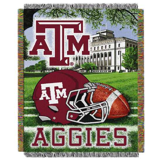 Texas A&M Home Field Advantage Throw Blanket - Aggieland Outfitters
