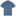 Blue polo with scattered beverages design and white ATM logo on chest