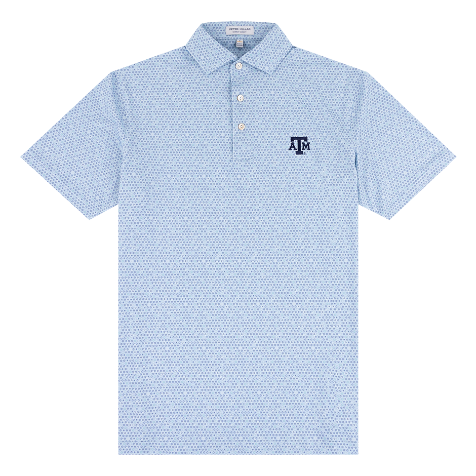 Light Blue Texas A&M Peter Millar Polo