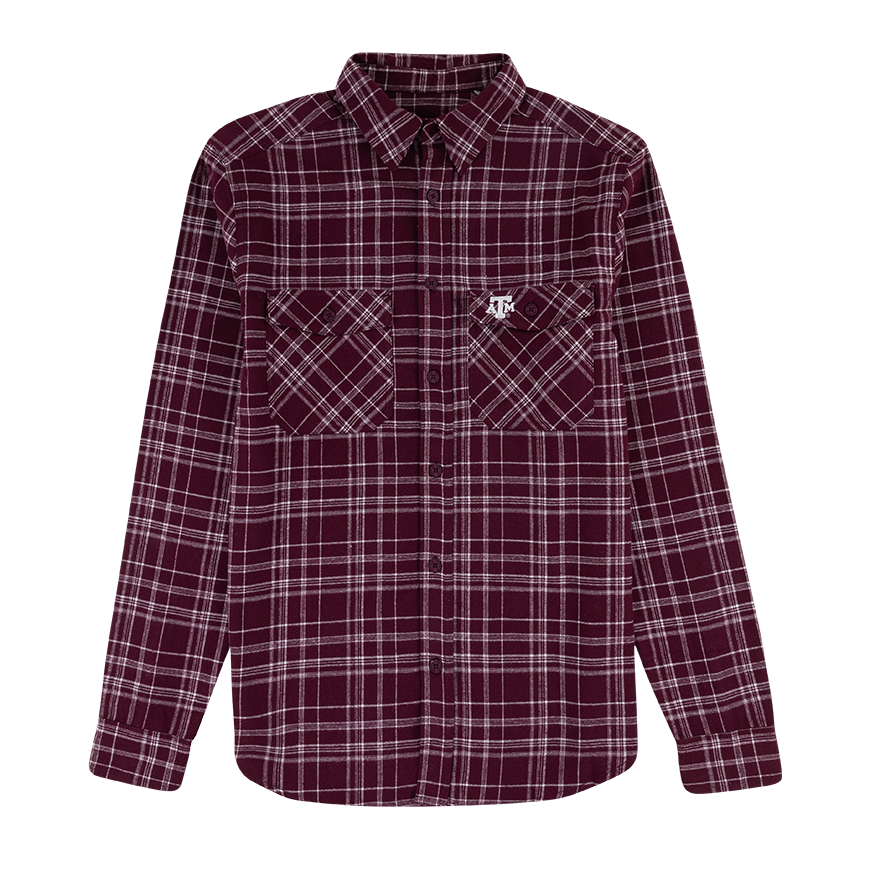 Maroon A&M Flannel