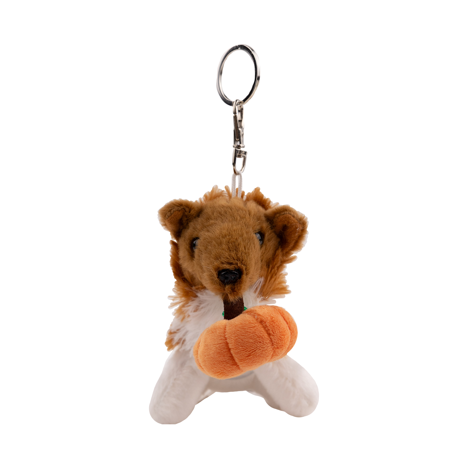 Reveille plush with pumpkin
