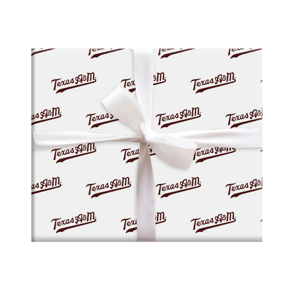 Texas A&M Script Wrapping Paper - Aggieland Outfitters