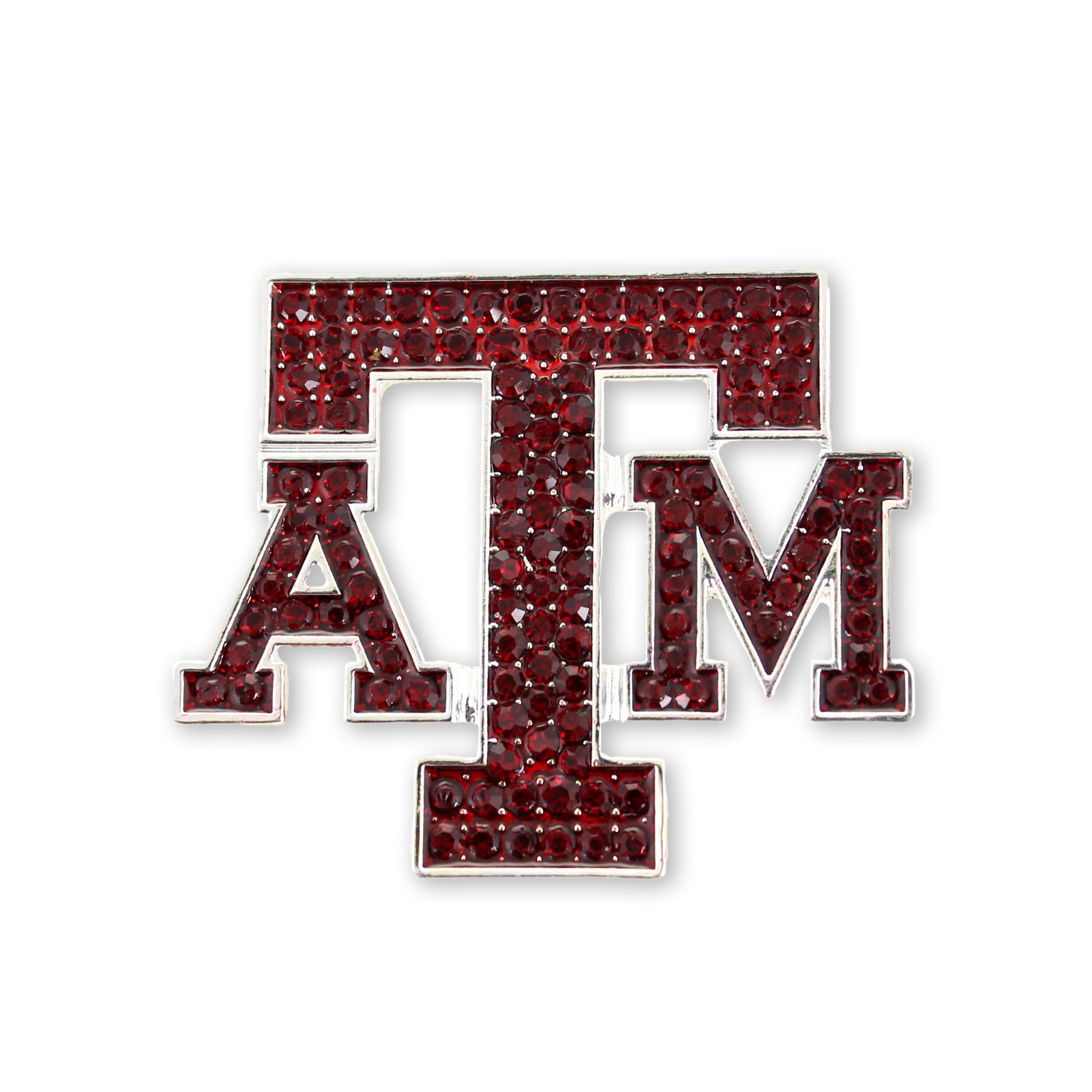 Texas A&M Seasons Jewelry Crystal Logo Pin 