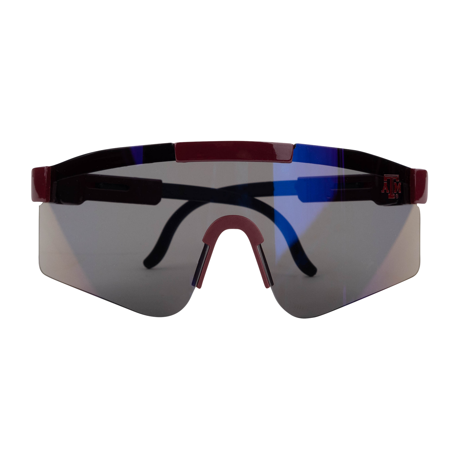 Texas A&M Society 43 Maroon Shield Frame Sunglasses