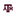 Maroon and white Texas A&M ATM logo sticker.
