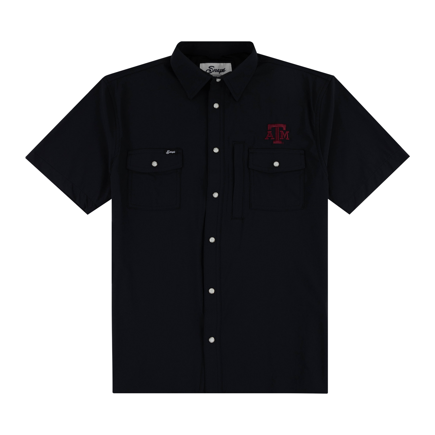 Black Pearl Snap Button Down