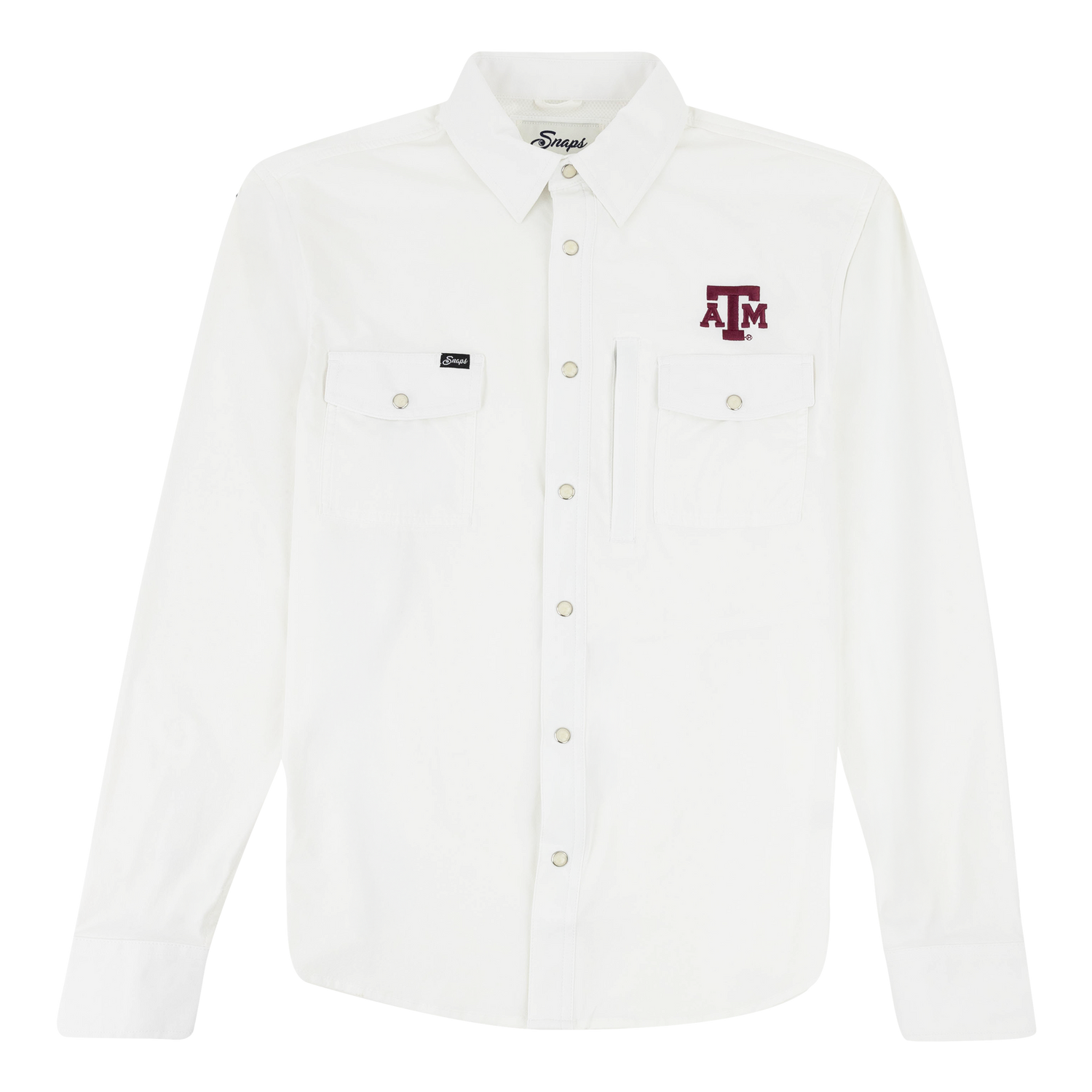 texas a&m long sleeve dress shirts Texas A&M Apex Performance Dress Shirt White 2XL / White