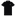 Black polo shirt with a logo on the chest against a white background