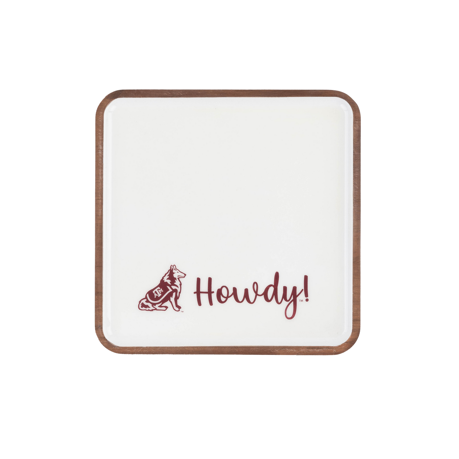 Texas A&M Spirit Mango Wood Small Tray