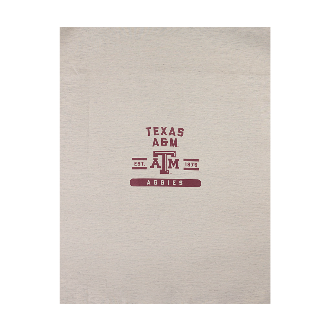 Beige blanket with Texas A&M logo