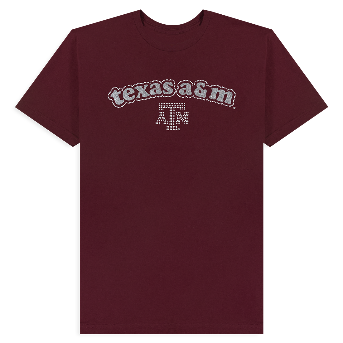 Maroon t-shirt with 'Texas A&M' text