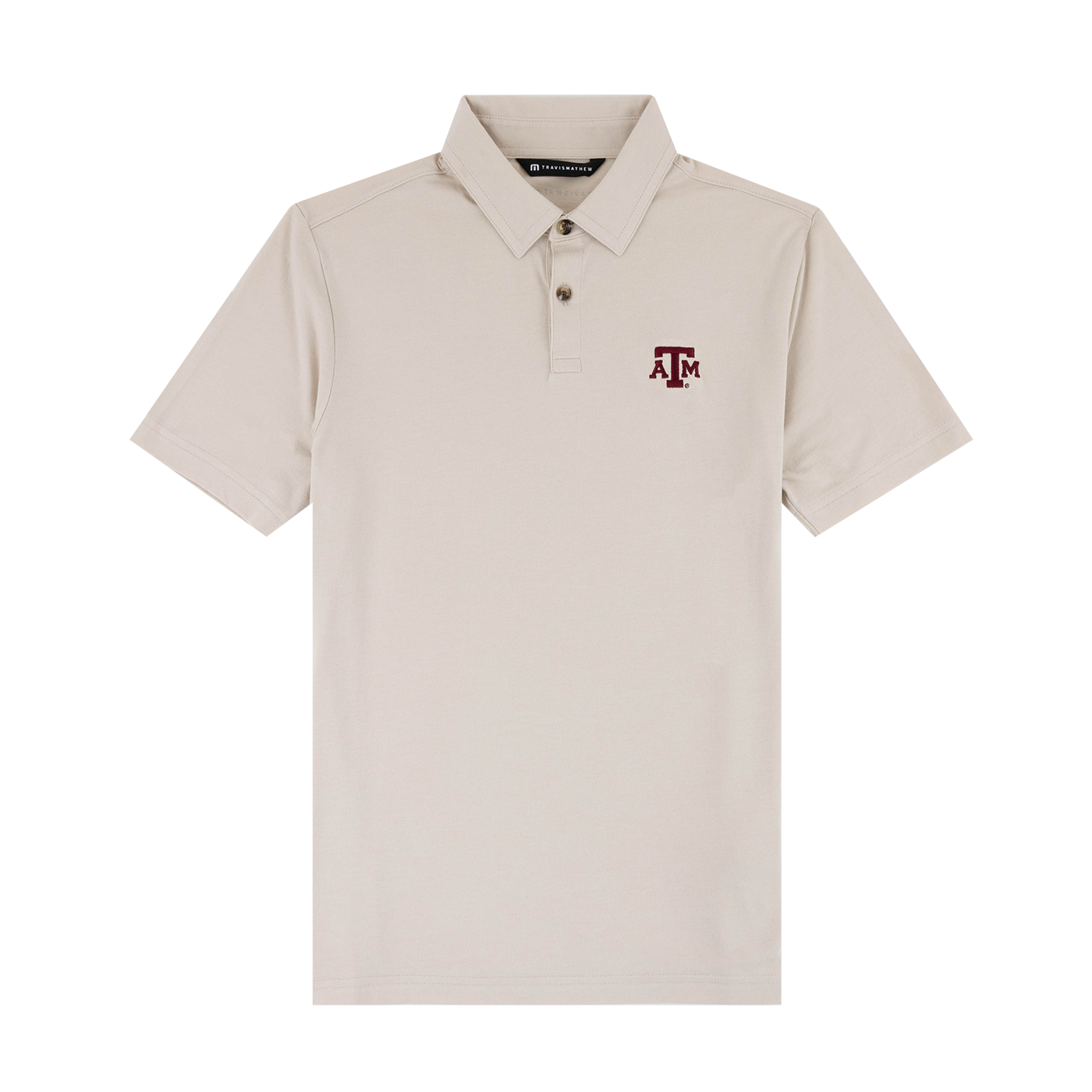 Texas A&M Travis Mathew Polo in Beige
