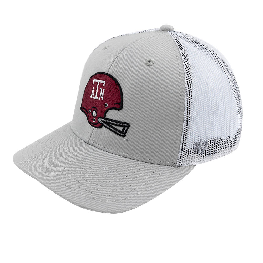 Gray Vintage Helmet Trucker