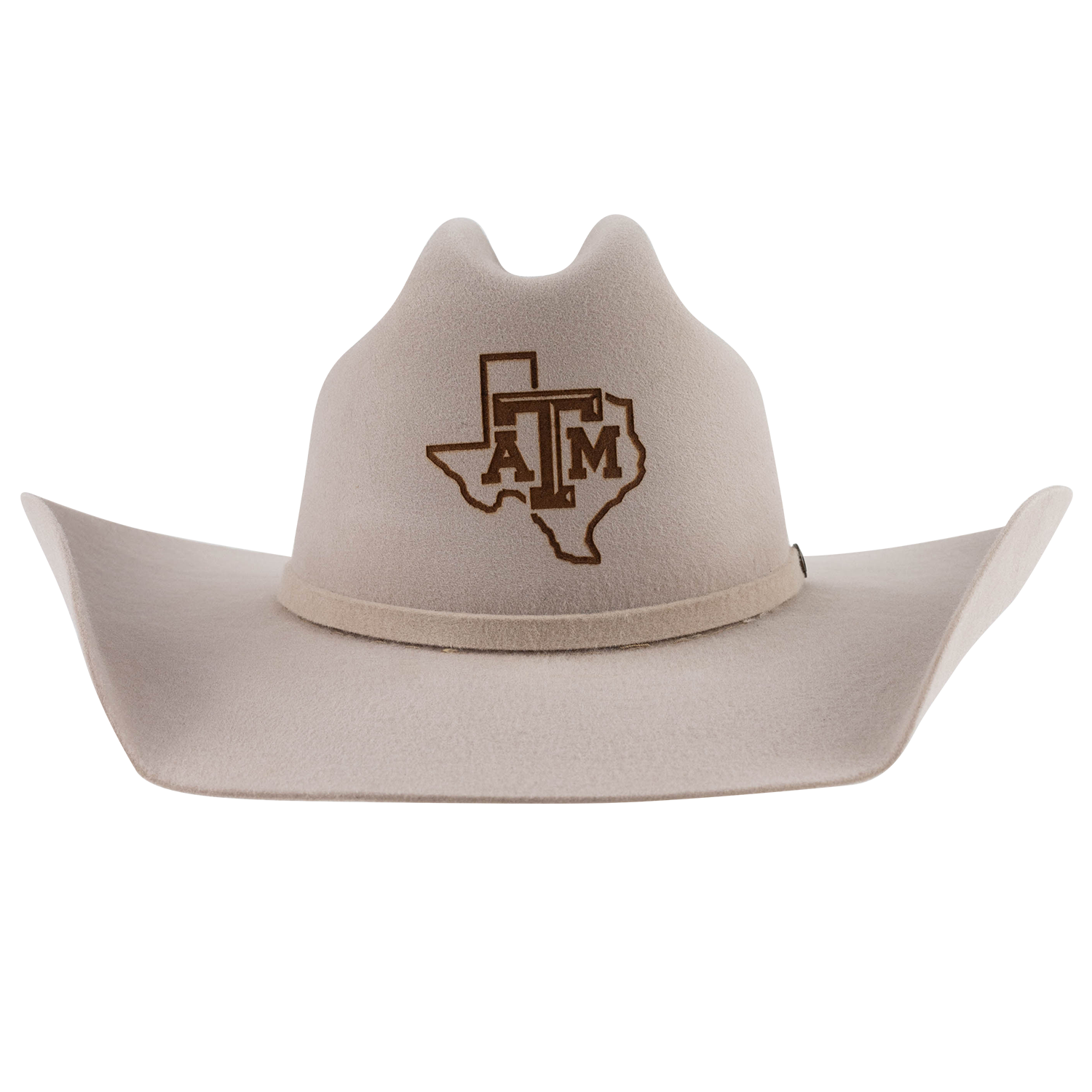 Light brown hat with branded Lonestar ATM logo on the front