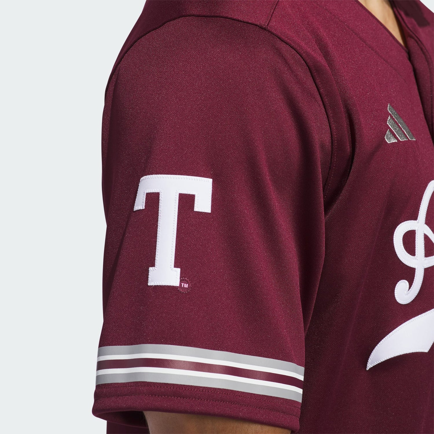 Texas A&M Adidas Reverse Replica Maroon Baseball Jersey