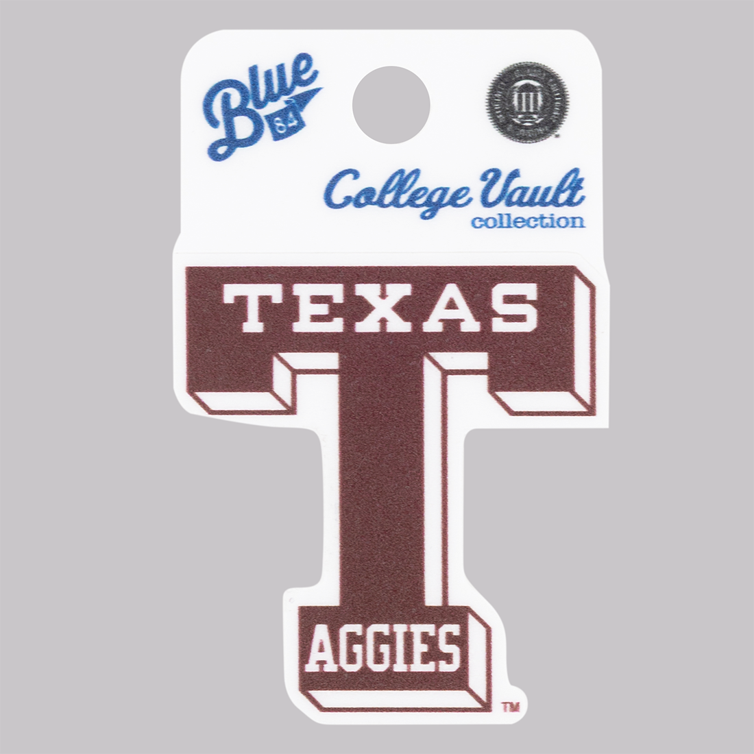 Texas Aggies Block T Mini Vintage Sticker