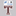 Mini sticker of maroon block T with Texas Aggies in white