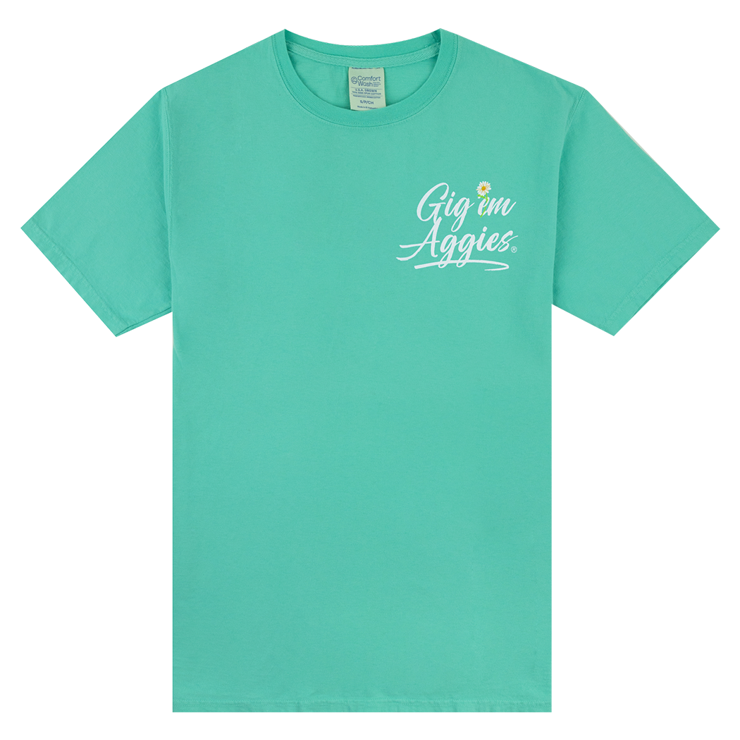 Teal Summer I Turned Into An Aggie Tee